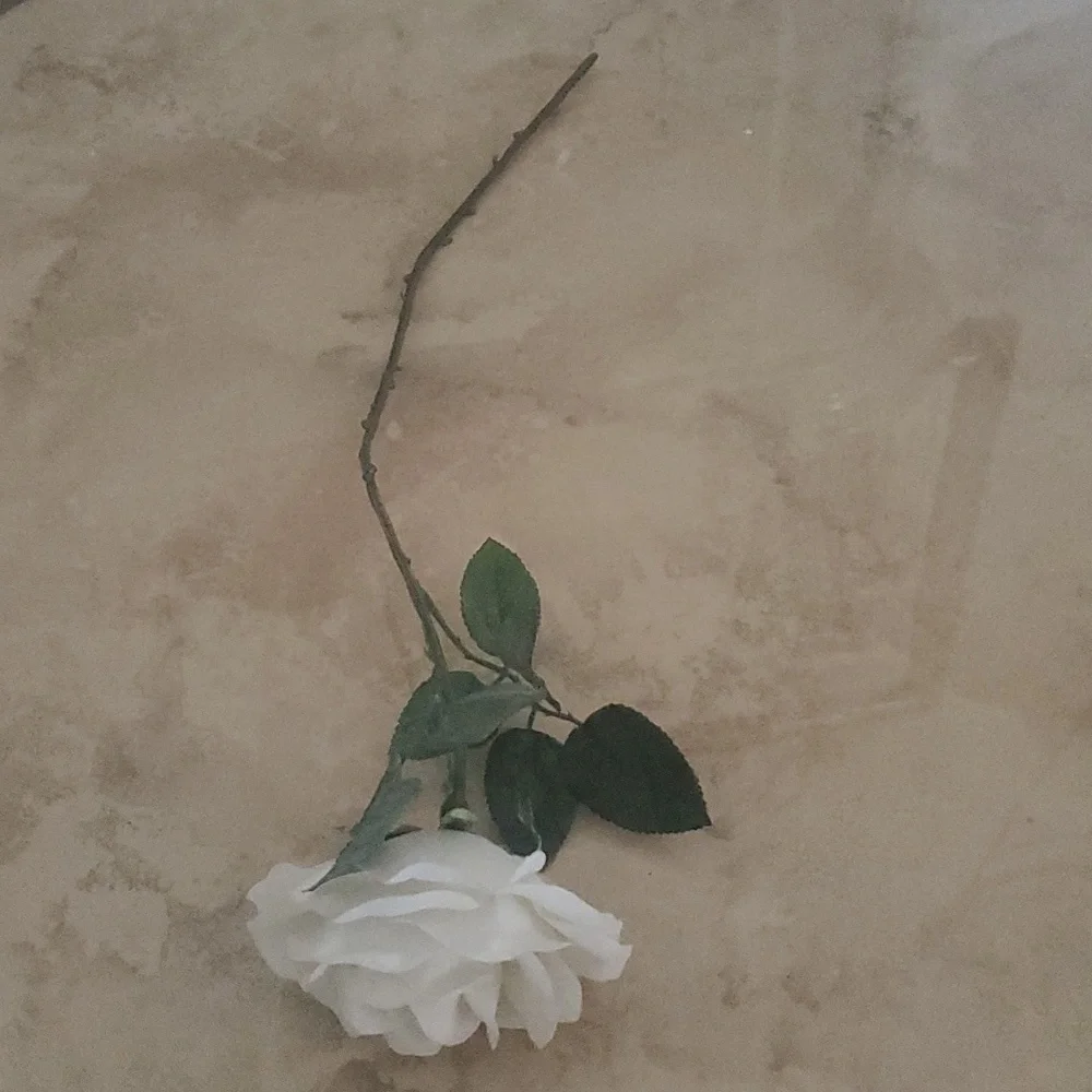 **SALE**Faux White Rose